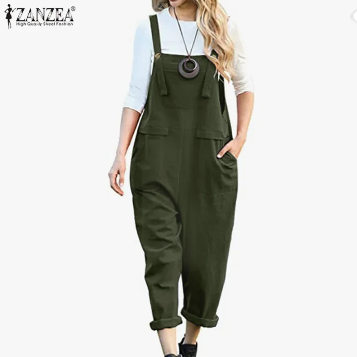 ZANZEA%20Womens%20Dungaree%20Bib%20Pants%20Jumpsuit%20Wide%20Leg%20Long%20Trousers%20Casual%20Loose%20Overalls%20#15%20-%20Image%203