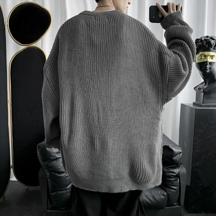 Knitted%20Sweater%20Men%20Autunmn%20Winter%20Warm%20Clothing%20Korean%20Fashion%20Long%20Sleeves%20Top%20Vintage%20Solid%20Baggy%20Pullover%20Y2K%20Male%20Clothes%20-%20Image%205