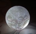 Personalized Moon Light ! Customized Moon Light with Photo & Text ! Moon light Lamp USB Plug & Play.