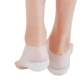 3cm Increase Height Silicone Gel Pads In Socks Protect Heel Lift Foot Care Insole Invisible Shoes Plantar Fasciitis Pad For Men & Women.