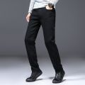 Classic Advanced Stretch Black Jeans 2022 New Style Business Fashion Denim Slim Fit Jean Trousers Male Brand Pants.