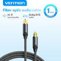 Vention Optical Audio Cable Fiber Digital for Blu-ray CD DVD Toslink Digital SPDIF Cable for Xbox Soundbar Fiber Optic Cable. 