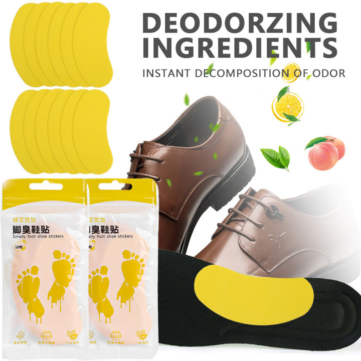 12/24pcs%20Shoes%20Odor%20Remover%20Deodorant%20Patch%20Lemon%20Athlete's%20Foot%20Soothing%20Insole%20Stickers%20-%20Image%208