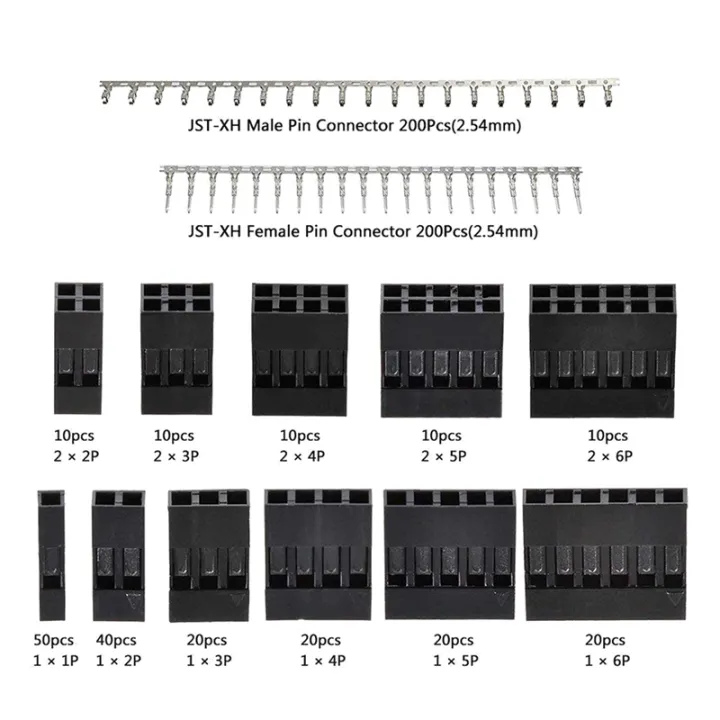 620Pcs Dupont Connector Kit with Wire Crimper Plier 2.54Mm Pitch