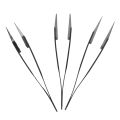 Black Ceramic Tweezers Set - Antistatic,Anticorrosion,Antimagnetic,Highly Heat Resistant(9Pack). 