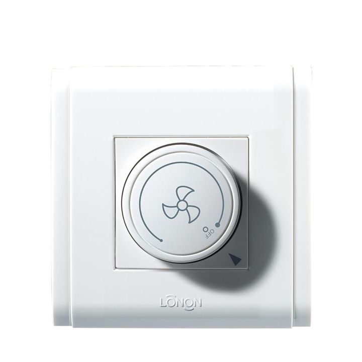 HONEYWELL LONON Series Fan Regulator Dimmer without Switch White Speed Control Socket