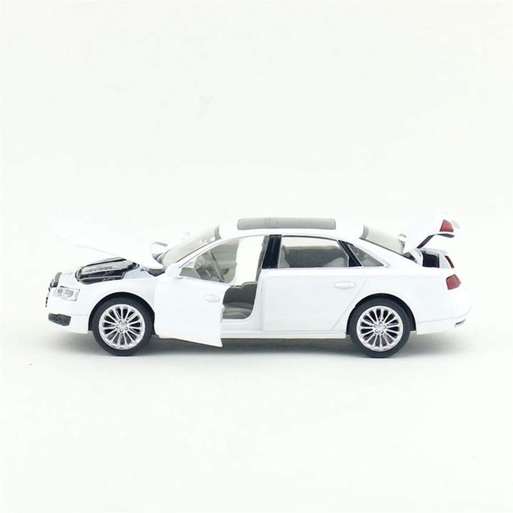 1/32%20AUDI%20A8%20Alloy%20Car%20Model%20Diecast%20Metal%20Toy%20Vehicle%20High%20Simulation%20Car%20Model%20Sound&Light%20Collection%20Kids%20Toy%20Gift%20-%20Image%205