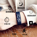 New Graduation Gift Electronic Watch Male Middle School Student Female Silent Vibration Alarm Clock Get up Smart Black Technology Sports Bracelet.