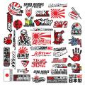 40pcs/bag mix design waterproof japanese jdm stickers for motorcycle decal sticker. 