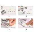 Sets Snap Fasteners Kit Tool Metal Snap Buttons Rings with Fastener Pliers Press Fullhouse. 