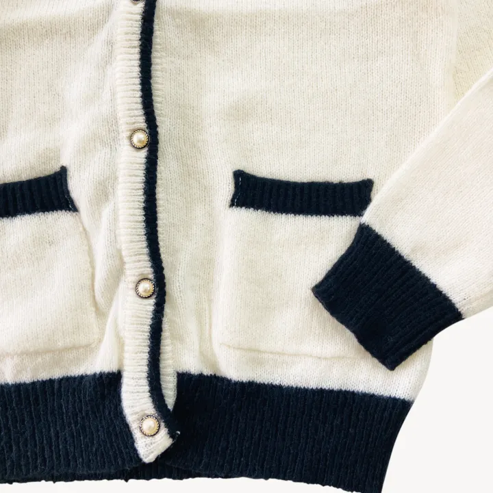 Womens%20Wool%20Blend%20Pearl%20Button%20Knit%20Cardigan%20Sweater%20From%20Levin%20-%20Image%204