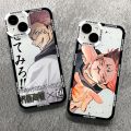 Japan Anime Jujutsu Kaisen Ryomen Sukuna Phone Case for iphone 15 14 13 12 11 Pro MAX X Xs Max XR 15Plus Luxury Clear Soft case.