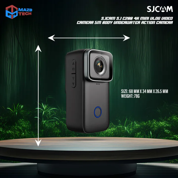 SJCAM%20SJ%20C200%204K%20Mini%20Vlog%20Video%20Camera%205M%20Body%20Waterproof%20Underwater%20Action%20Camera%20-%20Image%206