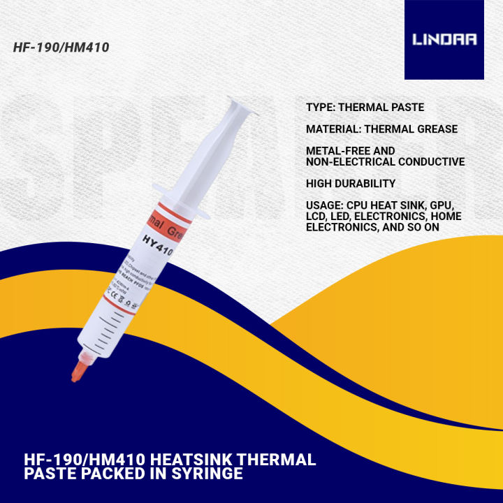 HF-190/HM410%20Heatsink%20Thermal%20Paste%20Packed%20In%20Syringe%20High%20Stability%20And%20Readability%20Apply%20To%20Cpu-%20Vga-%20Led-%20Chipset%20And%20Other%20Pc%20Component%20-%20Image%203