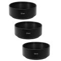 3X 52mm Mount Standard Metal Lens Hood for Canon Nikon Pentax Sony Olympus. 