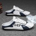 Loafer Men's Casual Shoes Summer New Comfort Soft Casual Shoes for Men Comfort Slip-on Walking Lightweight Half Slipper Sneaker.