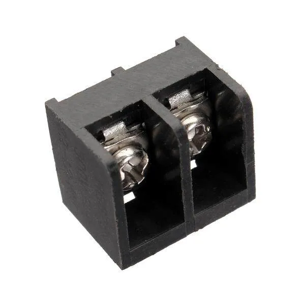 10Pcs%202%20Pin%208.25mm%20Barrier%20Screw%20Terminal%20Blocks%20Connectors%20Black%20-%20Image%202