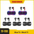 Transformers TF-T01 TWS Earphones Bluetooth 5.3 Wireless HIFI Stereo Headset Low Latency Gaming Music Dual Mode Earbuds.