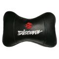 Bike Pillow. PVC leather soft foam back side protect. pillow for motorcycle Discover. Black.