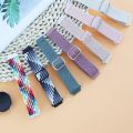 20mm/22mm Band For Samsung Galaxy Watch 4/5/6/5 pro/6 Classic/gear s3/active 2 Braided Solo loop bracelet Huawei GT 2e 3 4 Strap.