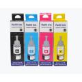 Ink For L110, L220, L210, L360, L365, L555, L565, 4PCS (1 Set) Tri Color Ink Cartridge  (Magenta, Cyan, Black, Yellow). 