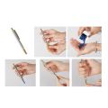 1pcs Stainless Steel Lancet Point Massager Pen Bloodletting Pen Massage Needle Holder For Hijama. 