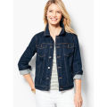 Fashionable Winter Denim Jeans Jacket for Women. 