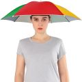 Massmall Summer Umbrella Hat 27" UV Protection Umbrella Hats For Women Kids Hands Free Umbrella.