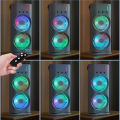 Rechargeable Remote Control Double Head Spray Cooling Fan. 