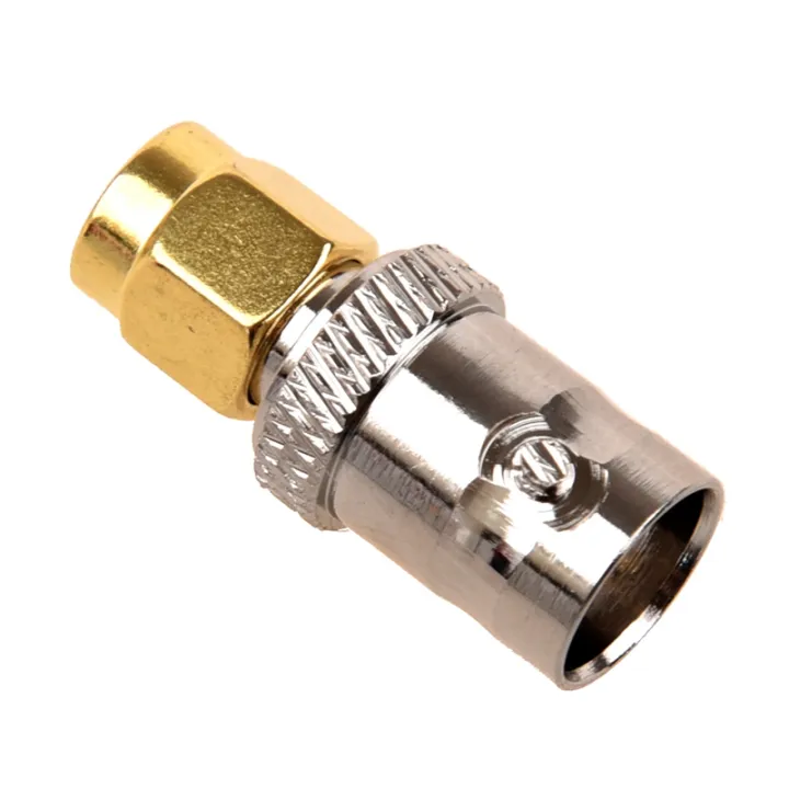 Tone%20SMA%20Male%20to%20Silver%20Tone%20BNC%20Female%20Connector%20Adapter%20-%20Image%203