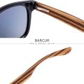 Sunglasses Polarized Zebra Wood Sunglasses Hand Made Vintage Wooden Frame Male Driving Sun Glasses Shades Gafas With Box. 