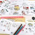 6 sheets My Little Friend DIY Schedule Diary Calendar Filofax Decoration Sticker. 