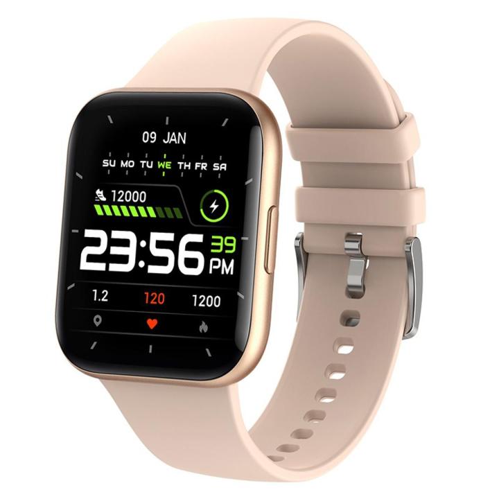 P25 1.7 Inches Full Touch Screen Smart Watch Bluetooth 5.1 Smartwatch Ip68 Waterproof Heart Rate B-lood Pressure Sleep Monitoring Watches