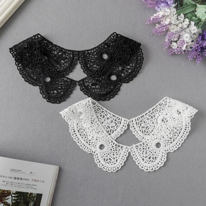 1%20Pair%20White%20Neckline%20Collar%20Lace%20Fabric%20Embroidery%20Carft%20DIY%20Dress%20Garment%20Decoration%20Accessories%20-%20Image%204