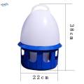 Pigeon Waterer Drinker Water Bottle Automatic Bird Water Dispenser for Quail 8L D 22cm H 38CM.