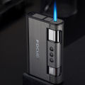 New 2 In 1 Automatic Cig@ arette Box with Lig@hter Metal. 