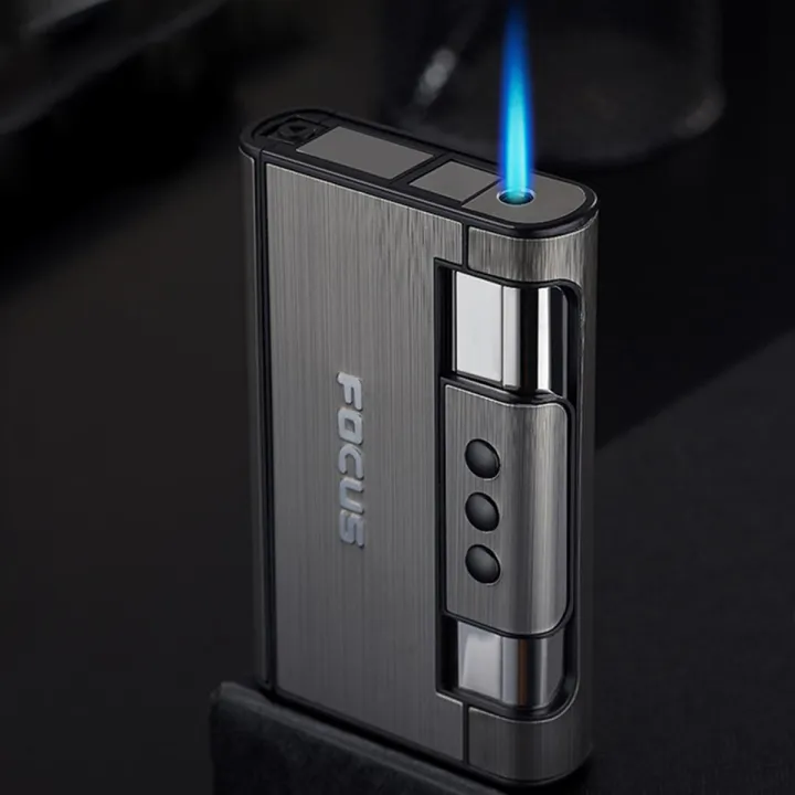 New%202%20In%201%20Automatic%20Cig@%20arette%20Box%20with%20Lig@hter%20Metal%20-%20Image%203