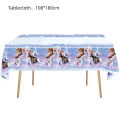 Disney Frozen Anna Elsa Princess Disposable Tablecloth Party Supplies Baby Shower Tablecover Girls Birthday Party Decorations. 