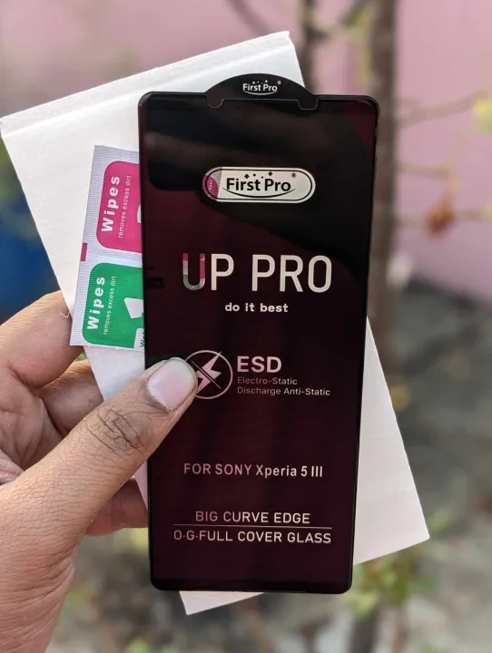 Edge%20To%20Edge%20Tempered%20Glass%20For%20Sony%20Xperia%205%20Mark%203%20(Premium%20UP%20PRO%20Branded%20Glass%20With%20Camera%20Cut)%20(Pack%20of%201)%20-%20Image%202