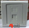MK Made in Singapore SLIMLINE PLUS Internet RJ45 Cat 6 Switch Socket Network Plug Cat6 RJ 45. 
