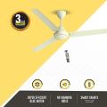 Remote Control India's Most Energy Saving Certified Gorilla Efficio Ceiling Fan(Ivory).