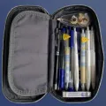 Naruto anime cartoon Sasuke Uchiha Itachi pencil bag creative personalized anti-fouling boys stationery box pencil gift. 