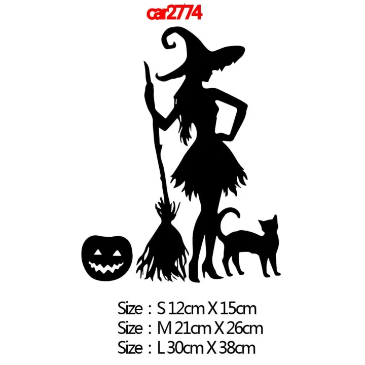 【Mary DAI Store】Cute Witch Car stickers for the car  car accessories car decoration