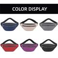 2 Zippers Waterproof Sport Pouch Beach Outdoor Waist Bag Fashion Women Men. 