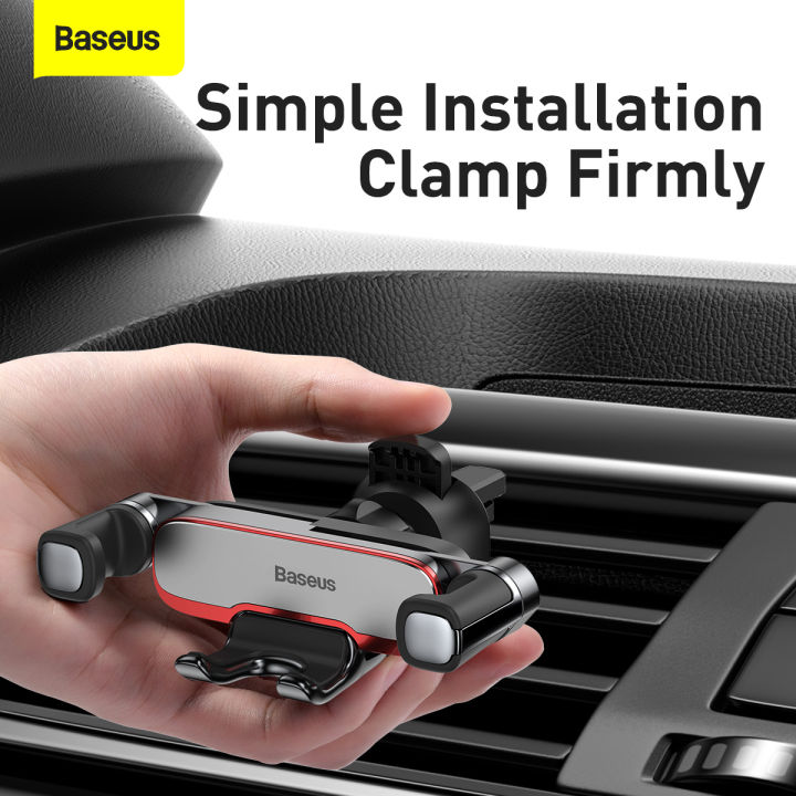 Baseus%20%20Car%20Phone%20Holder,%20360%C2%B0%20Rotating%20Auto%20Lock%20&%20Release%20Mobile%20Holder%20for%20Air%20Vent%20-%20Image%204