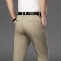 2022 Men's Spring Autumn Fashion Business Casual Long Pants Suit Pants Male Elastic Straight Formal Trousers Plus Big Size 29-42.