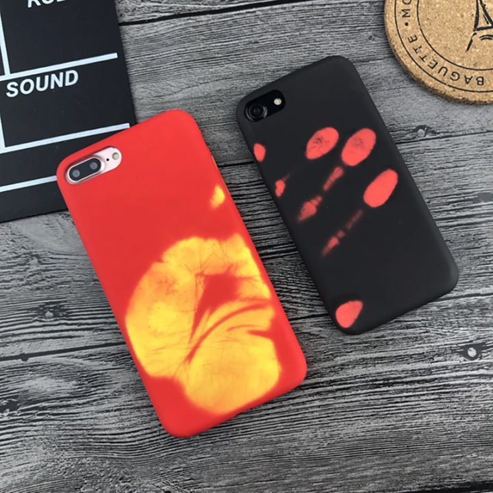 Applicable to Huawei P30 Thermal Induction Phone Case MATE20 Temperature-Sensitive Color-Changing Protective Cover Redmi 7 Mobile Phone Case Xiaomi 9
