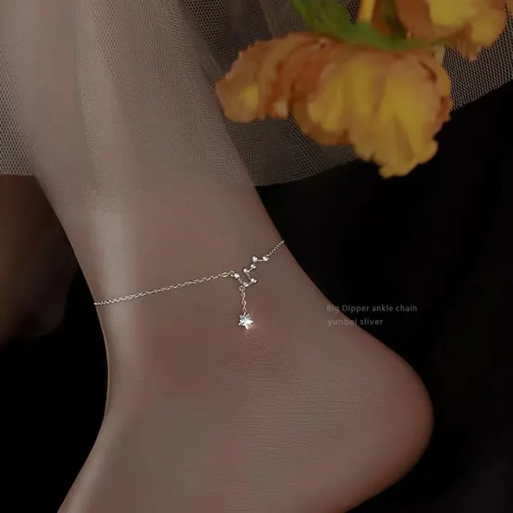 %E3%80%90Daily%20Deals%E3%80%91%20925%20Sterling%20Silver%20Star%20Anklet%20Fashion%20Simple%20Charm%20Anklet%20Birthday%20Gift%20for%20Women's%20Fine%20Jewelry%20Accessories%20-%20Image%205