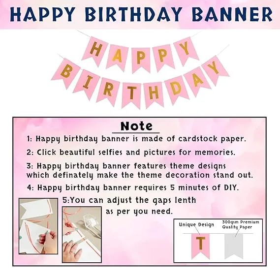 Pink%20Birthday%20Decorations%20Combo%20-%20Metallic%20Balloons,%20Card%20Banner,%20White%20Net%20Curtain%20with%20Balloon%20Arch%20&%20Both%20Side%20Tape%20-%20Full%20Package%20(55%20Pcs)%20-%20Image%203