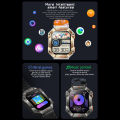 KR80 Smart Watch Fitness Tracker Smartwatches Heart Rate Blood Oxygen Blood Pressure Sleeping Monitor Waterproof With 2.0-inch Screen Smart Watch For Men Women.